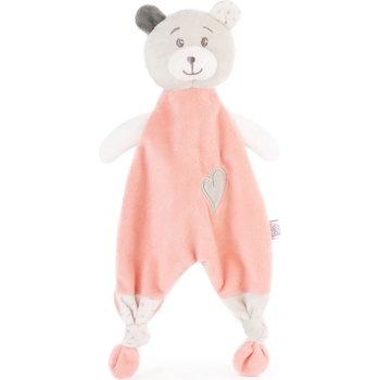 Tedsy Мека играчка за гушкане Tedsy - Мече розово, 28 cm (98152)