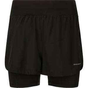 ENDURANCE Дамски шорти за бягане ENDURANCE Women's Less 2-In-1 Shorts Running shorts - Black - размер 40 (EU) (112-4052-0114)