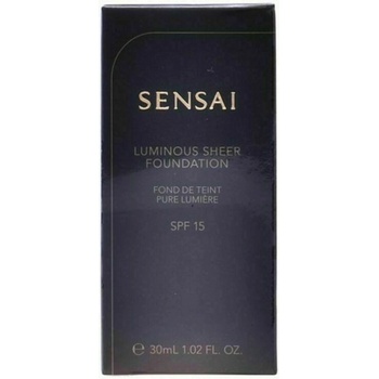 Sensai Luminous Sheer tekutý rozjasňující make-up SPF15 odstín LS204 Honey Beige 30 ml