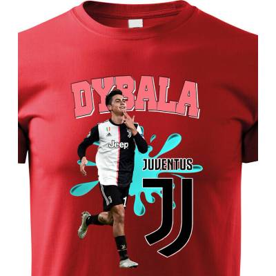 Dětské tričko Paulo Dybala ČervenáCanvas Dětské tričko Bezvatriko.cz 2044