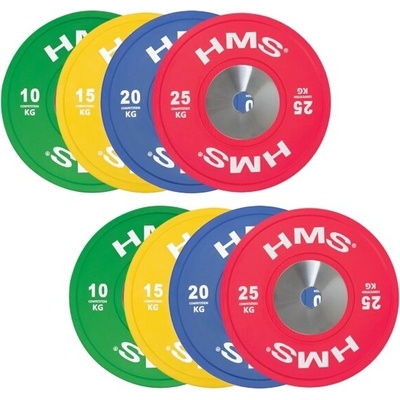 HMS TBR08 PRO Sada závodních olympijských kotoučů 450 mm 2 x 70 kg