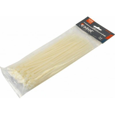 EXTOL Premium 8856106 sťahovacie pásky 200x3,6mm 100 ks