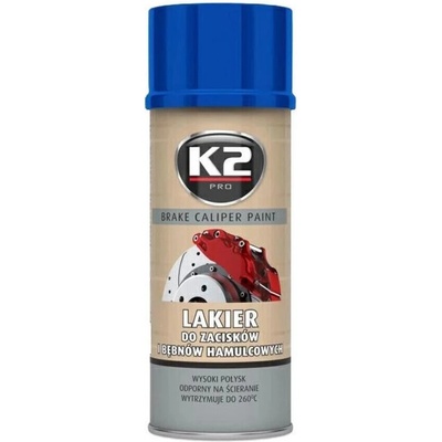 K2 BRAKE CALIPER PAINT 400 ml MODRÁ - farba na brzdové strmene a bubny