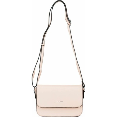 CINDY dámska crossbody koženková kabelka ružová