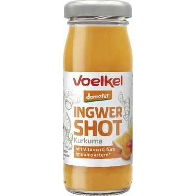 Voelkel Shot zázvor a kurkuma 4 x 95 ml