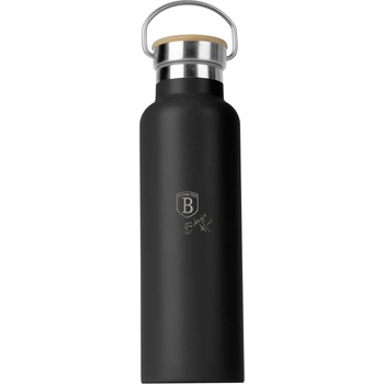 Berlinger Haus BH-7617 Matte Black Колекция Кулачи с бамбукова капачка 600 мл - Матово черно (BH-7617)