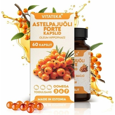 Vitateka Rakytníkový olej Forte 60 kapsúl