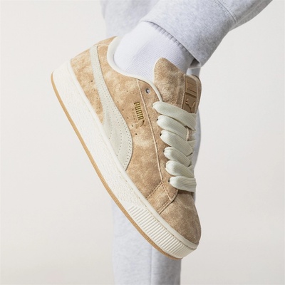 PUMA Дамски маратонки Puma PUMA Suede XL Womens Trainers - Off Wht Texture