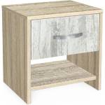 Bogdan Furniture G Нощно шкафче Мебели Богдан модел bm-ava 2, кристал със сонома - memo