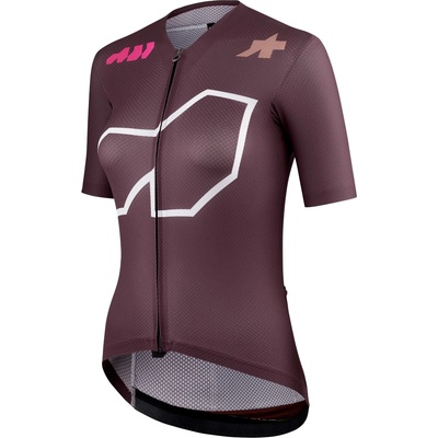 ASSOS Дамска фланелка с къс ръкав за колоездене ASSOS Women's Dyora R Jersey We Are The A Cycling jersey - Panic Red (156-2809-0212)