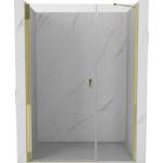 Mexen Mist-B Душ кабина с врати на панти 120 cm, прозрачна, златна - 8A2-120-001-50-00 (8A2-120-001-50-00)