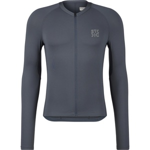 Stoic Мъжка фланелка с дълъг ръкав за колоездене Stoic DalslandSt. Gravel Jersey L/S Cycling jersey - Ink Grey - размер XL (056-4251-0214)
