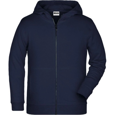 James & Nicholson mikina s kapucí JN 8026K modrá cobalt