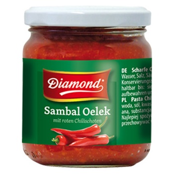 DIAMOND Sambal Oelek chilli pasta velmi pálivá 200 g