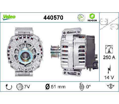 Alternátor VALEO 440570