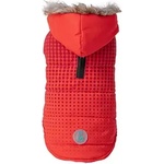 FREEDOG Червено шушлеково яке за куче Abrigo Red Dot