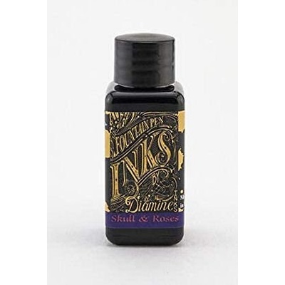 Diamine Skull and Roses lahvičkový inkoust 30 ml DIA8002