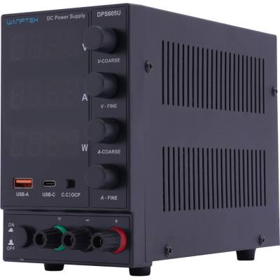 REGULOVANÝ NAPÁJECÍ ZDROJ DC - ČERNÝ (EU ZÁSTRČKA 220 V)