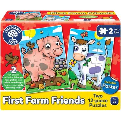 Orchard Toys První kamarádi z farmy vzdělávací 12 dílků