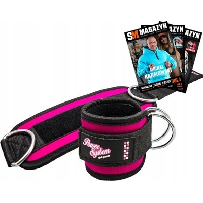 Power System Ankle straps Gym babe růžová PS-3450 – Zboží Mobilmania