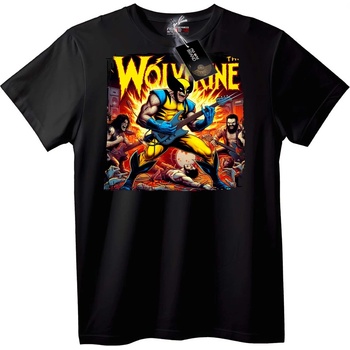 NOONEBRAND Тениска Wolverine Рок Банда - XS, White