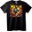 NOONEBRAND Тениска Wolverine Рок Банда - XS, White