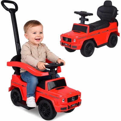 Baby Mix s vodiacou tyčou Mercedes G-CLASS s vodicou červené