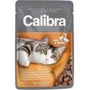 Calibra Premium cat Adult Kačka & kura v omáčke 24 x 100 g