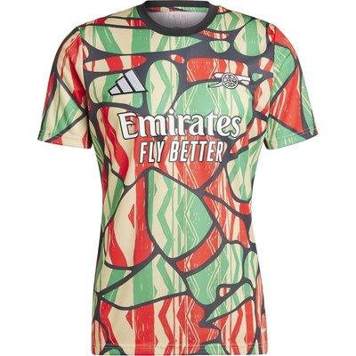 adidas Arsenal Pre Match Shirt 2024 2025 Adults - Red