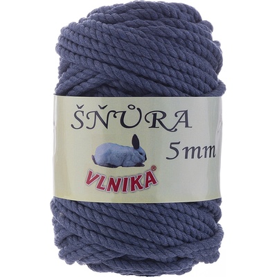 VLNIKA Bavlněná háčkovací šňůra 5mm Barva: 7