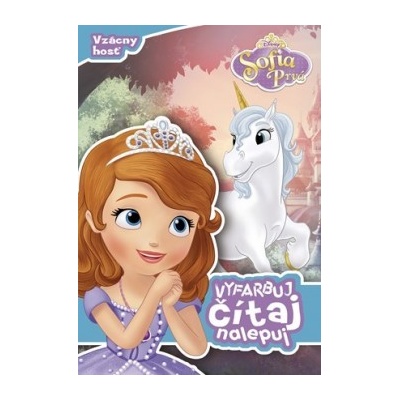 Sofia prvá - Vyfarbuj, čítaj, nalepuj SK