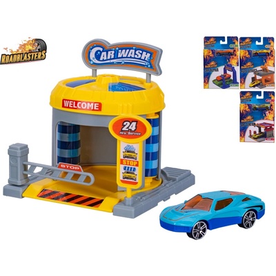Mikro trading Roadblaster Autodílna s autem 7 cm