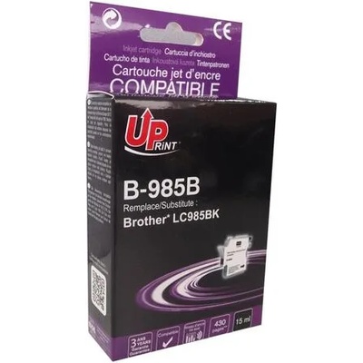 Compatible Мастилница uprint lc985, brother, Черен (lf-ink-brot-lc985b-up)
