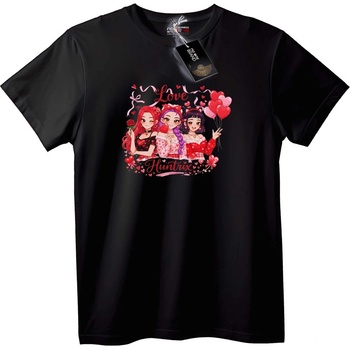 NOONEBRAND Тениска Обичам Huntrix - 2XL, Black