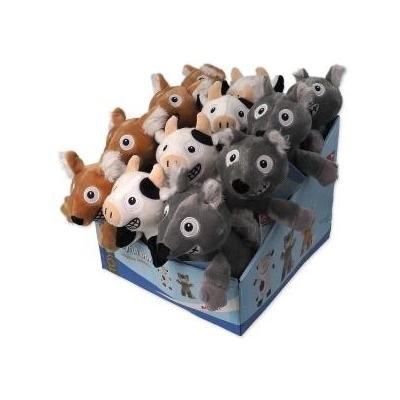 DF Playful Box Laughing mix zvířat pískací a šuštiaci ocas 29 cm 18 ks