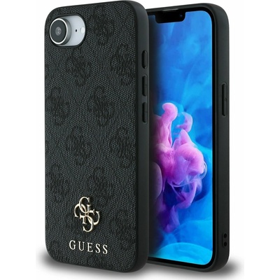 GUESS PU 4G малък метален лого MagSafe заден калъф за iPhone 16e сив Guess | Cheren | ЖЕНИ | UNI