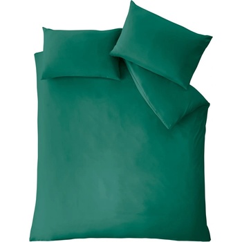 Catherine Lansfield Тюркоазено двойно удължено спално бельо 230x220 cm So Soft Non-Iron - Catherine Lansfield (BD/58232/W/KQS/TEA)