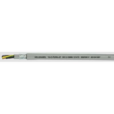 Helu Yö-C-PURö-JZ 21426-500 riadiaci kábel 3 G 0.75 mm² 500m sivá