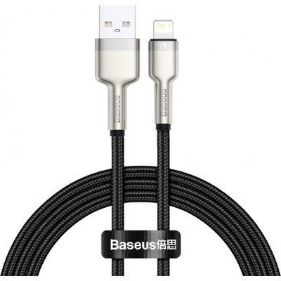 USB cable for Lightning Baseus Cafule, 2.4A, 1m (black)