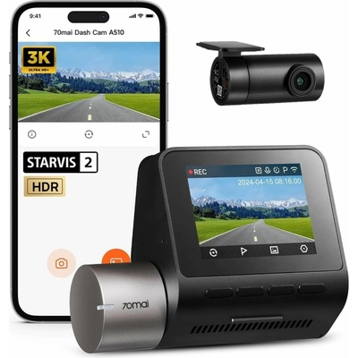 70mai Dash Cam A510 set