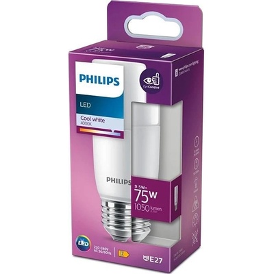 Philips LED žiarovka E27 Stick 9,5W = 75W 1050lm 4000K Neutral 240°
