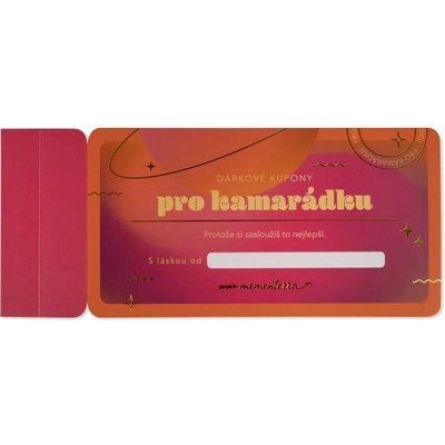 Albi Dárkové kupony - pro kamarádku