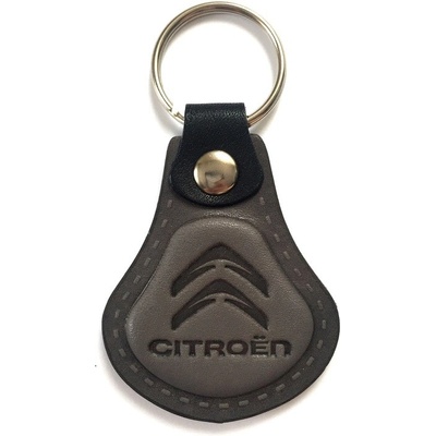 Prívesok na kľúče Auto Two M Kožená Citroen šedá