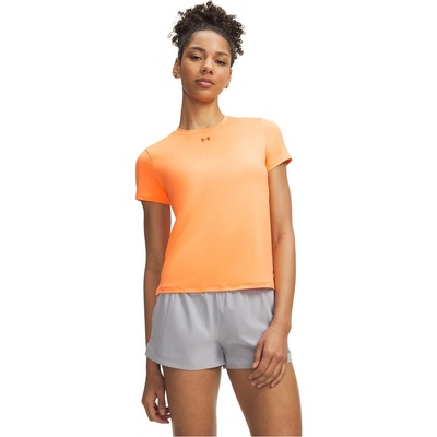 Under Armour Дамска фланелка с къс ръкав Under Armour Womens Vanish Short Sleeve Performance Gym Top - Orange/Red