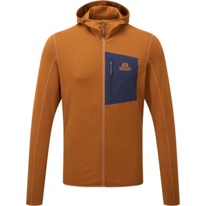 Mountain Equipment Мъжко поларено яке Mountain Equipment Lumiko Hooded Jacket Fleece jacket - Walnut / Cosmos - размер XL (005-7031-0614)