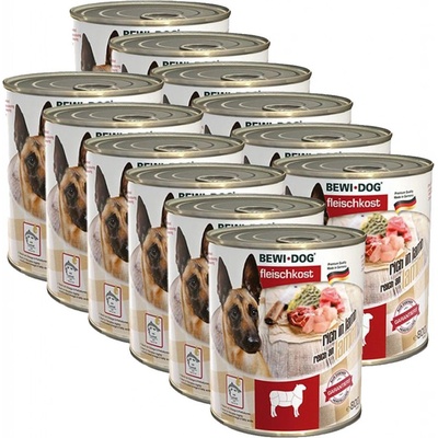 Bewi Dog Bohaté na jahňacie 12 x 800 g
