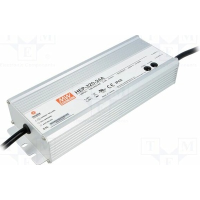 MEAN WELL HEP-320-24A Napájecí zdroj: spínaný; k vestavbě,modulový; 320,16W; 24VDC