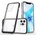 HQWear Прозрачен кейс 3в1 за iPhone 12 Pro Max с гел рамка, черен (9145576242421)