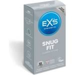 EXS Condoms 12 бр. Плътно прилепващи презервативи EXS Snug Fit 49 мм