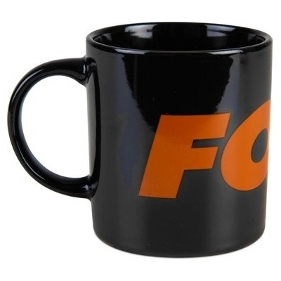 Fox Hrnček Collection Ceramic Mug Black Orange 350 ml